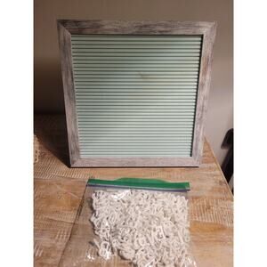 Light Blue Felt Letterboard